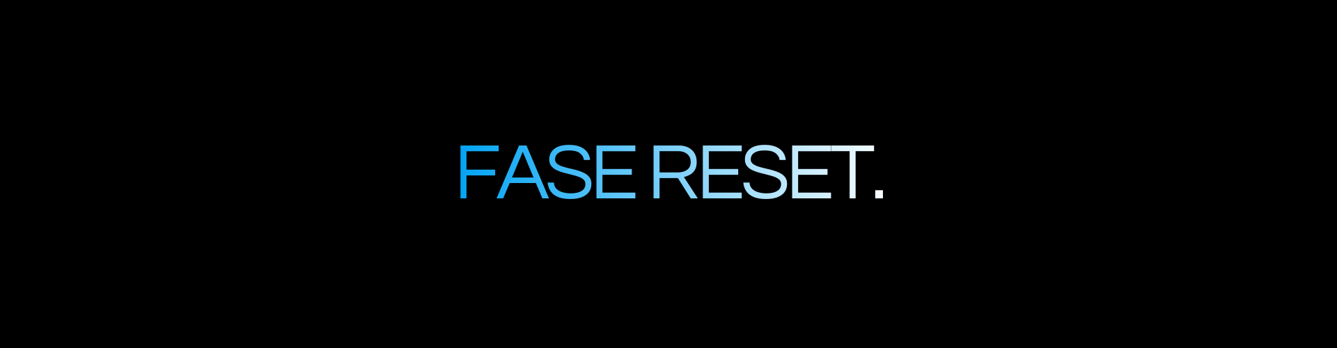 Fase RESET