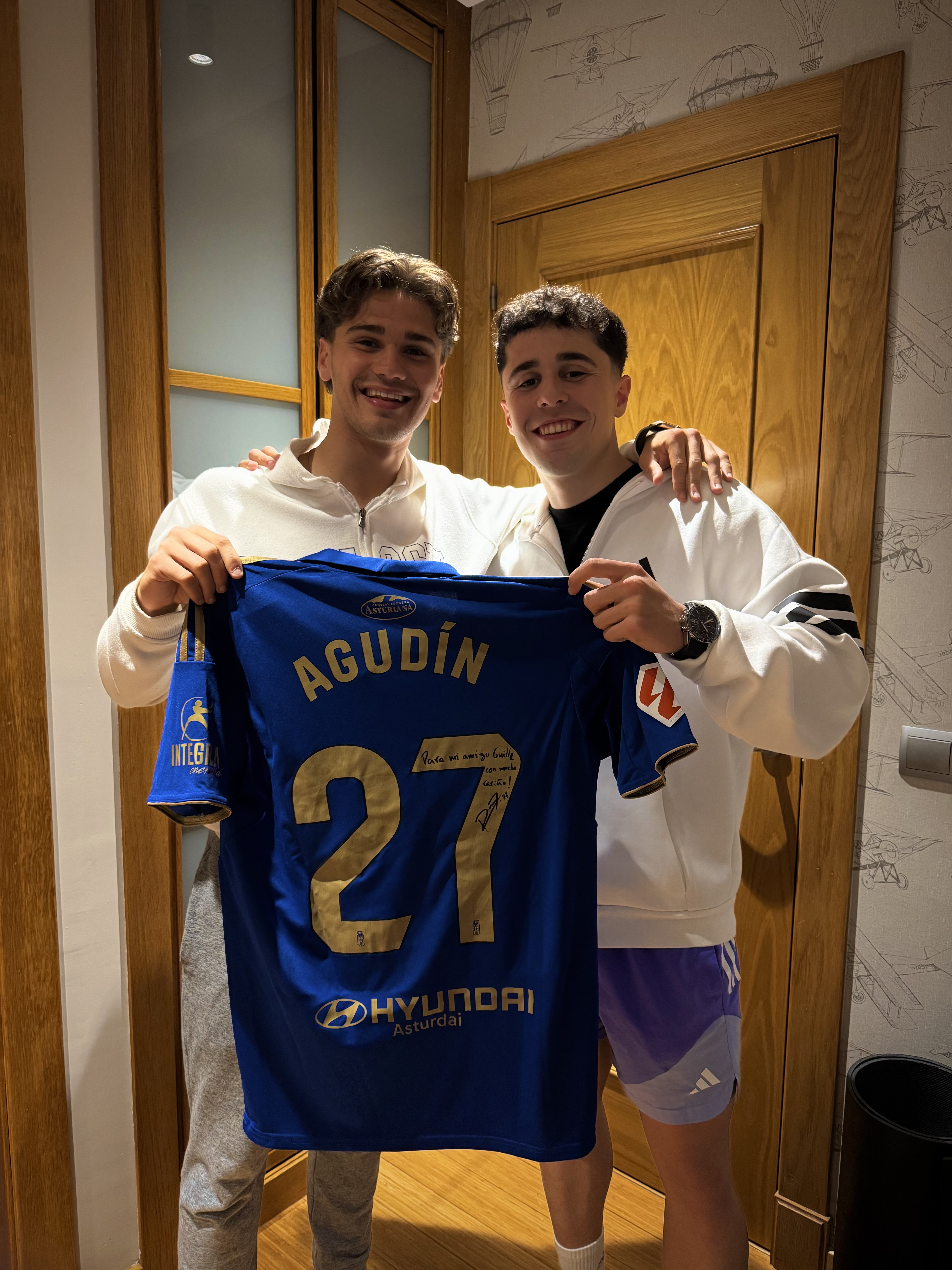 Guillermo Fernandez con Pablo Agudín